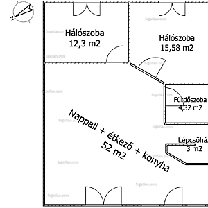 Törökbálinton az Újtelepen kiadó egy 120 m2-es lakás. #2